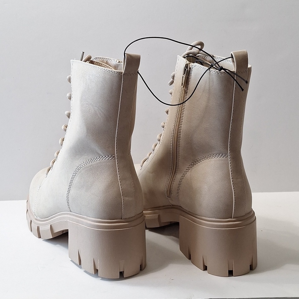 Maurices "NEW" Y2K Faux Suede Retro Chunky Heel Platform Lug Sole Boots Size 11 - Picture 8 of 10
